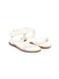 Age of Innocence Kyle ruched leather sandals - Neutrals