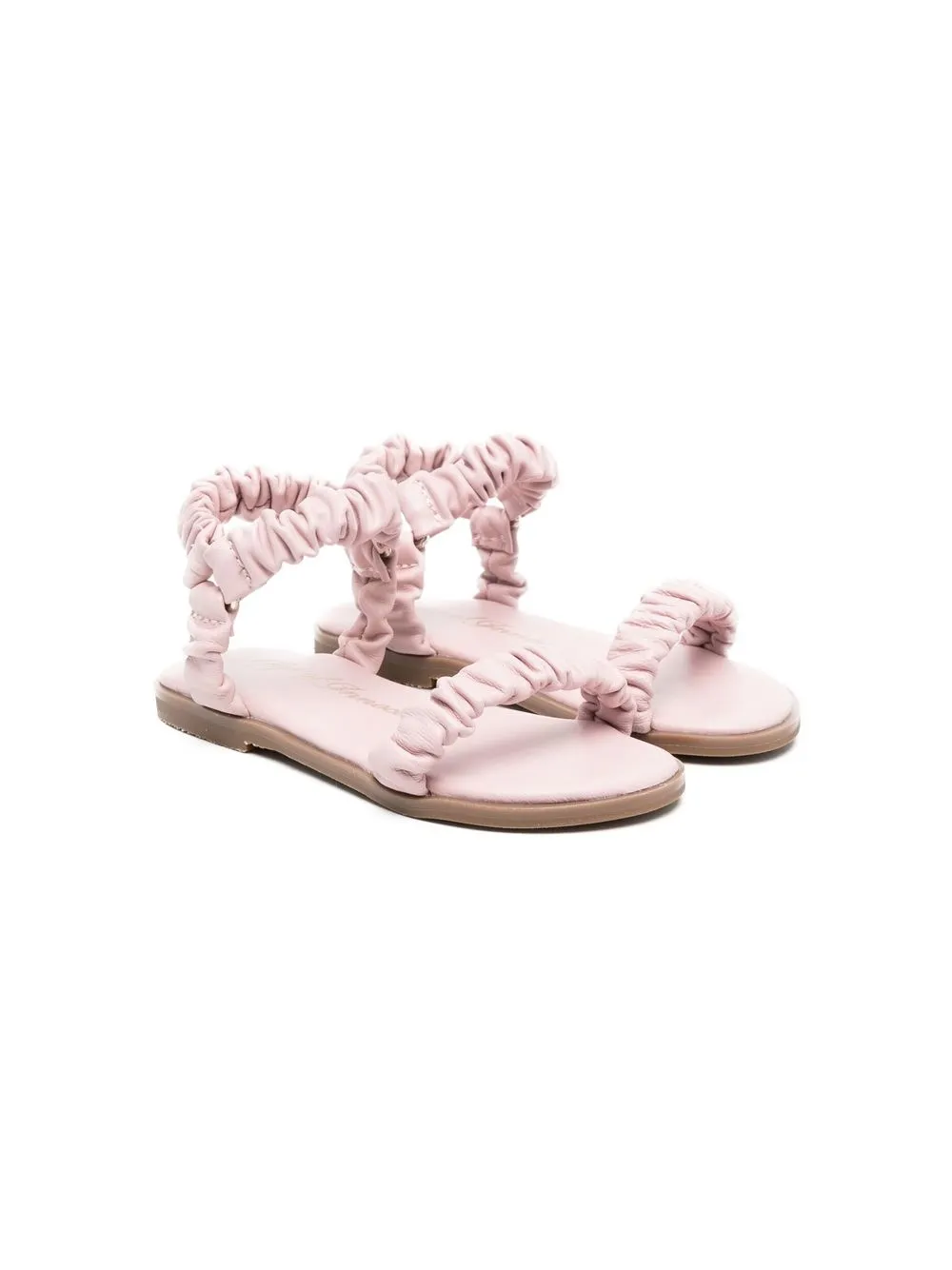 

Age of Innocence Kyle ruched open-toe sandals - Pink
