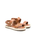 Age of Innocence leather open-toe sandals - Brown