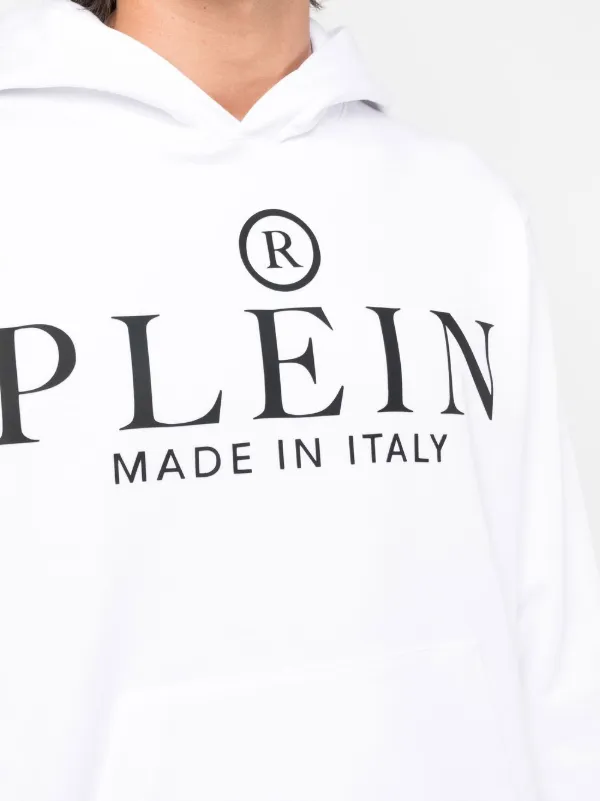 Philipp plein shop white hoodie