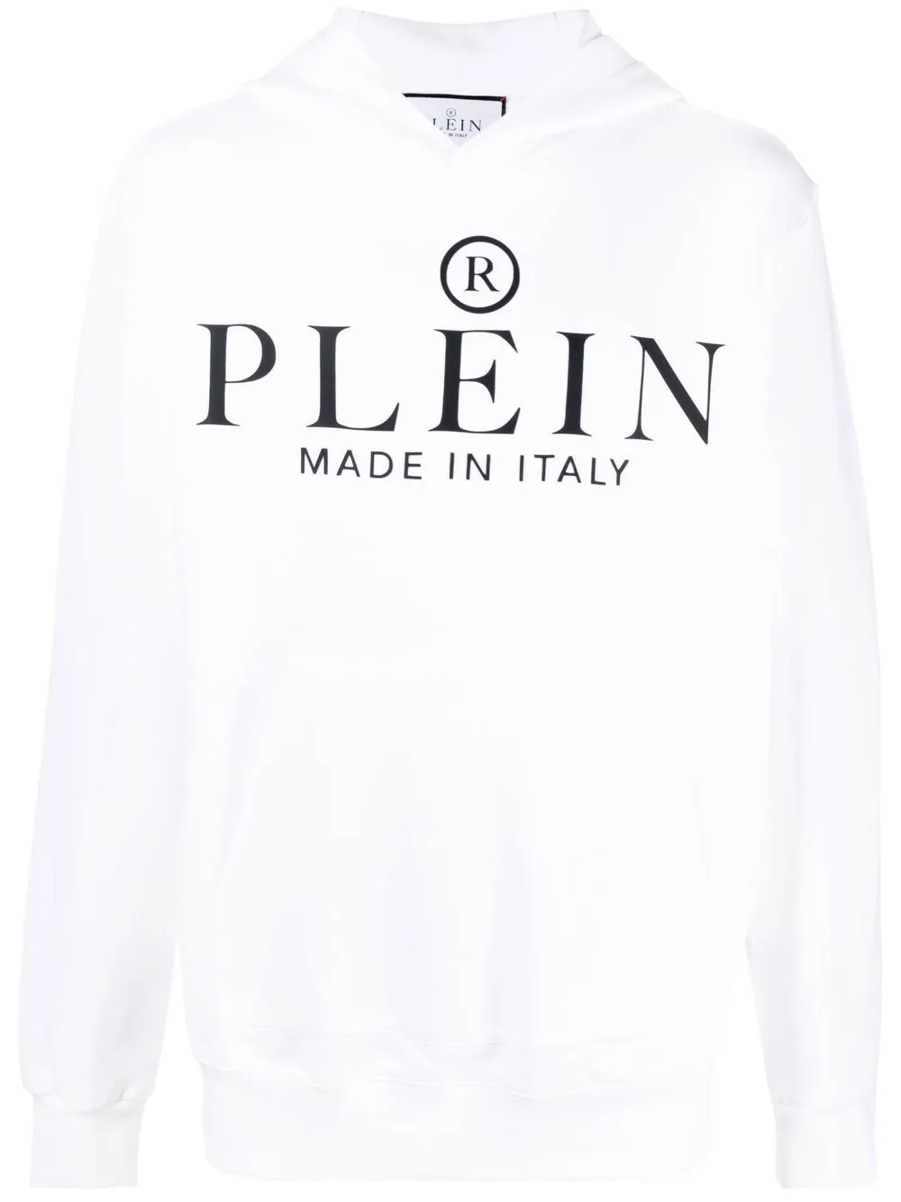 Philipp Plein Logo-print Pullover Hoodie In White