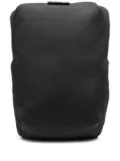 Côte&Ciel logo-patch zip-up backpack - Black