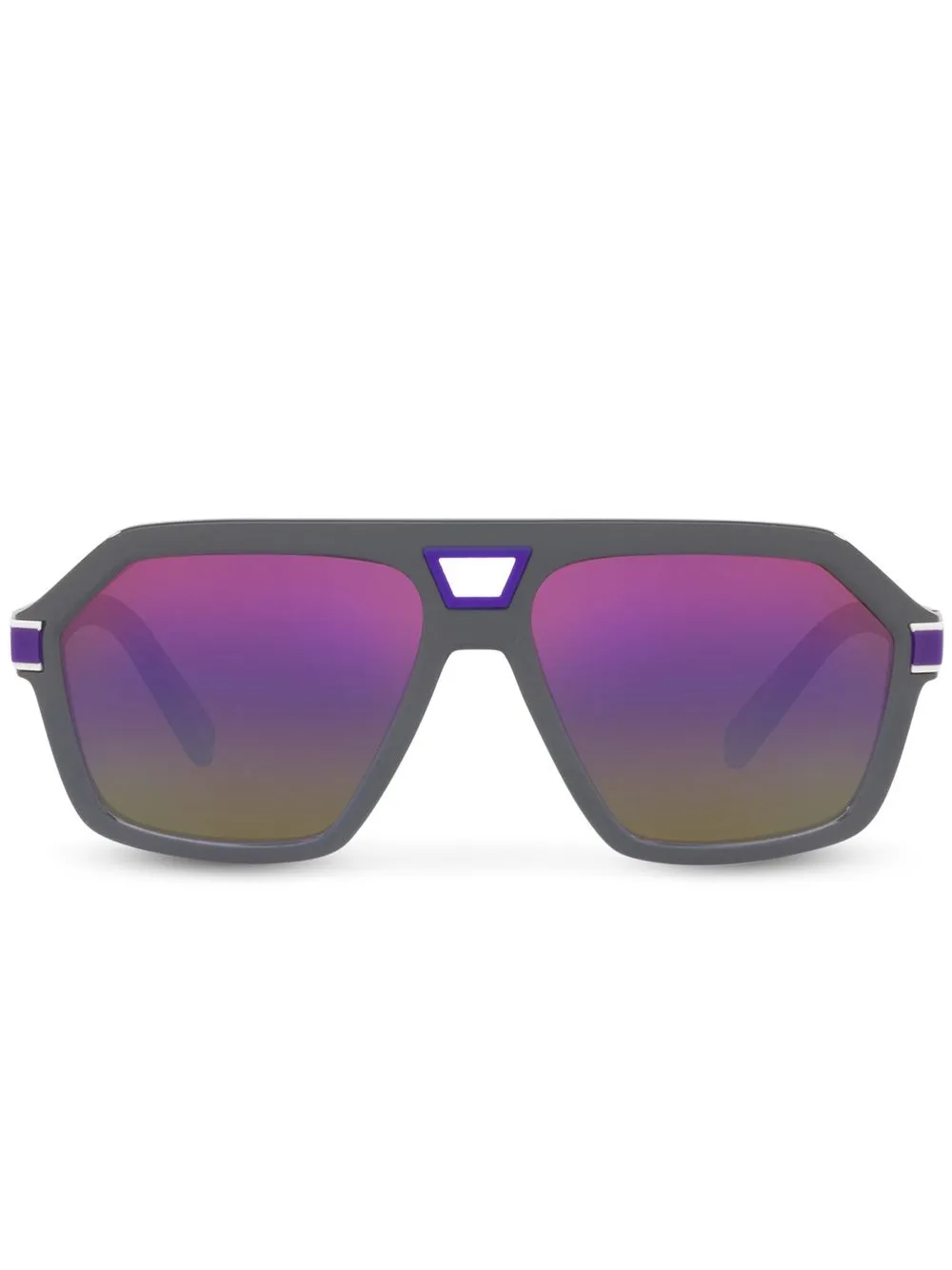 

Dolce & Gabbana Eyewear lentes de sol con armazón estilo piloto - Rosado