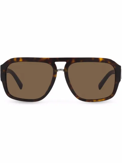 Dolce & Gabbana Eyewear DG Crossed pilot-frame sunglasses