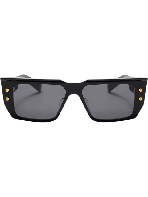 Balmain Eyewear logo square-frame sunglasses Women