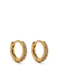 DOWER AND HALL Lumiere huggie hoop earrings - Gold