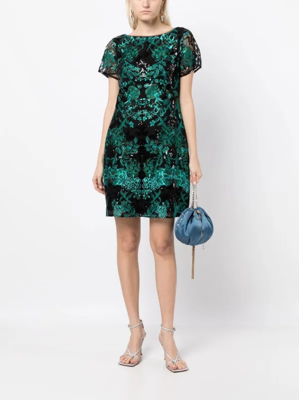 Marchesa notte one shoulder dress top