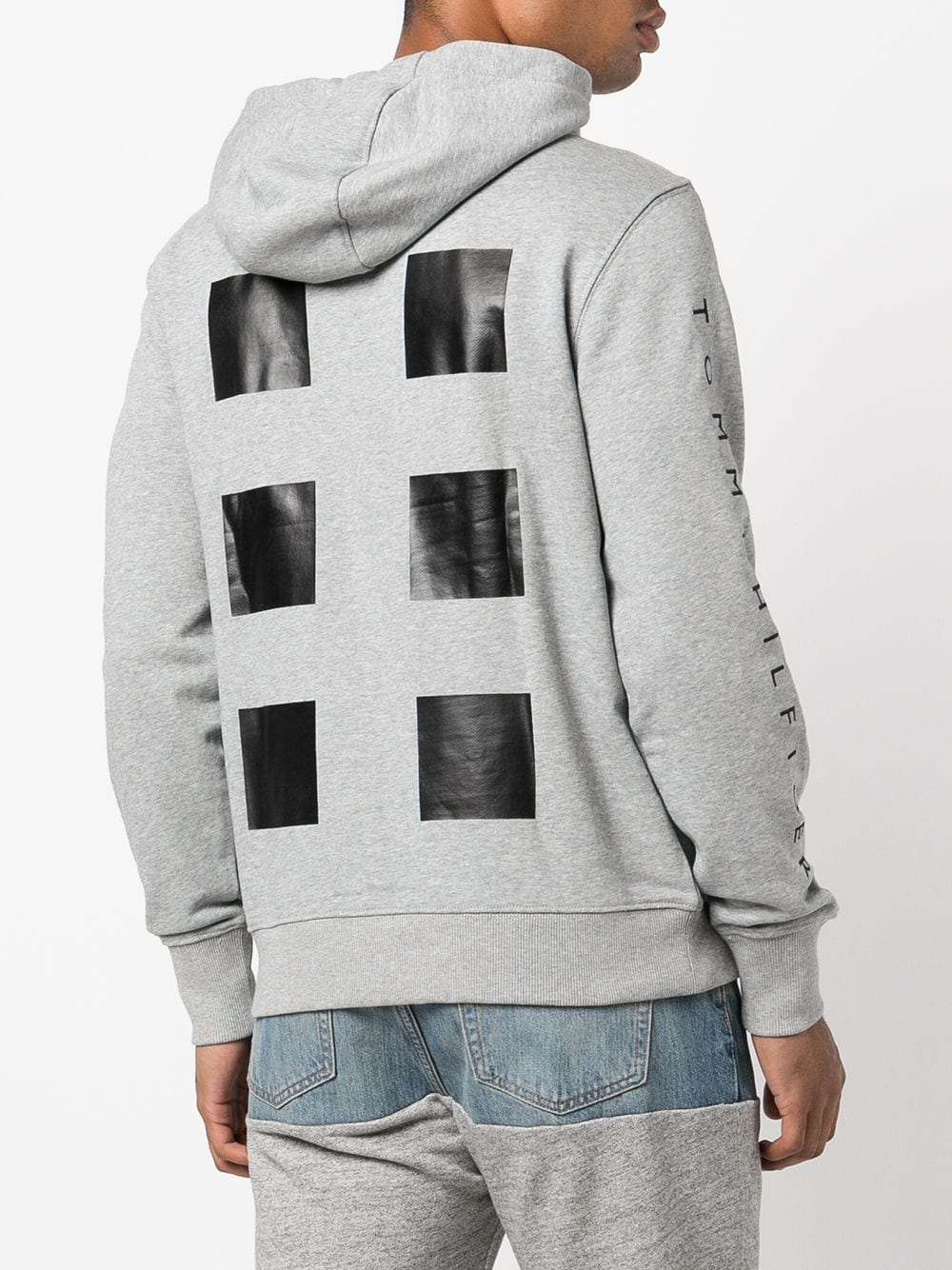 Shop Romeo Hunte X Tommy Hilfiger Pullover Hoodie In Grey