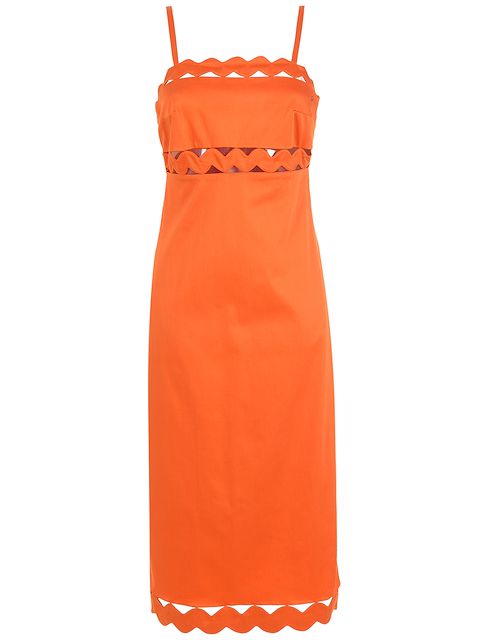 Adriana Degreas scallop cut-out midi dress