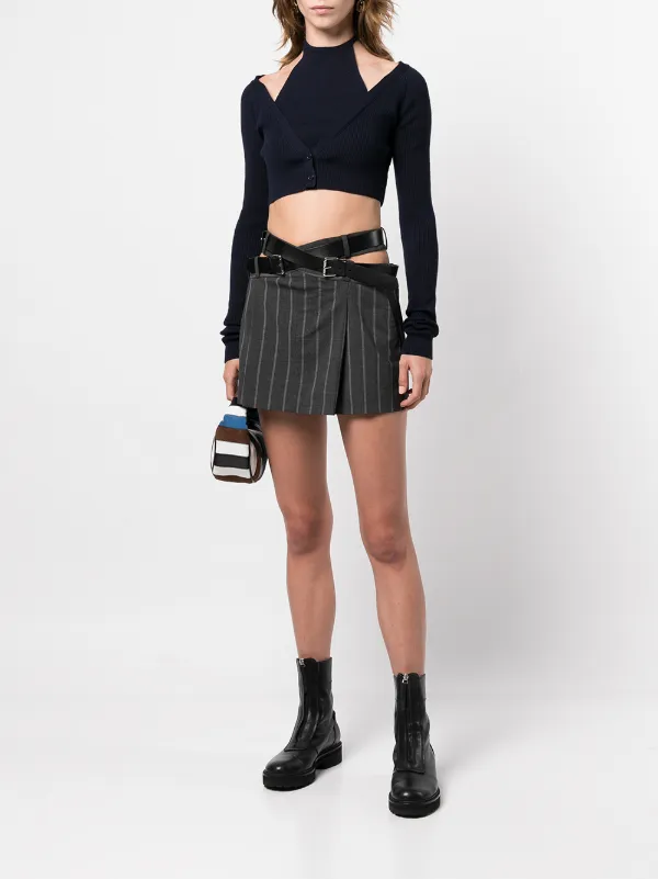 Monse ストライプ ミニスカート Farfetch