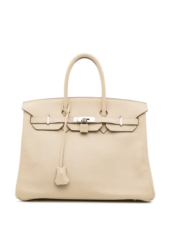 pre-owned Birkin 35 Handbag - Farfetch