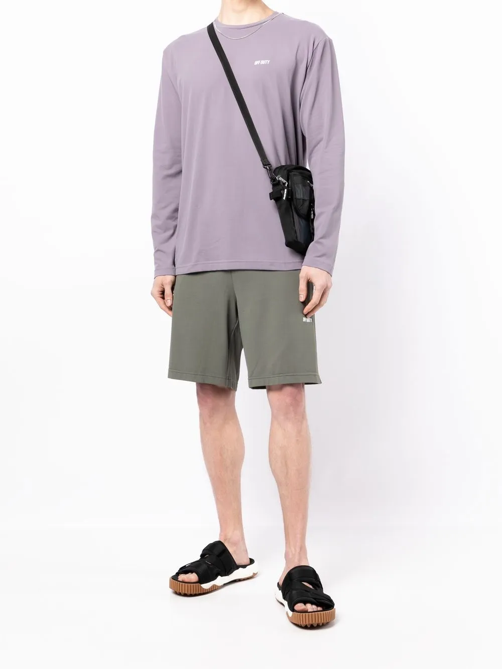 Off Duty T-shirt met lange mouwen - Paars