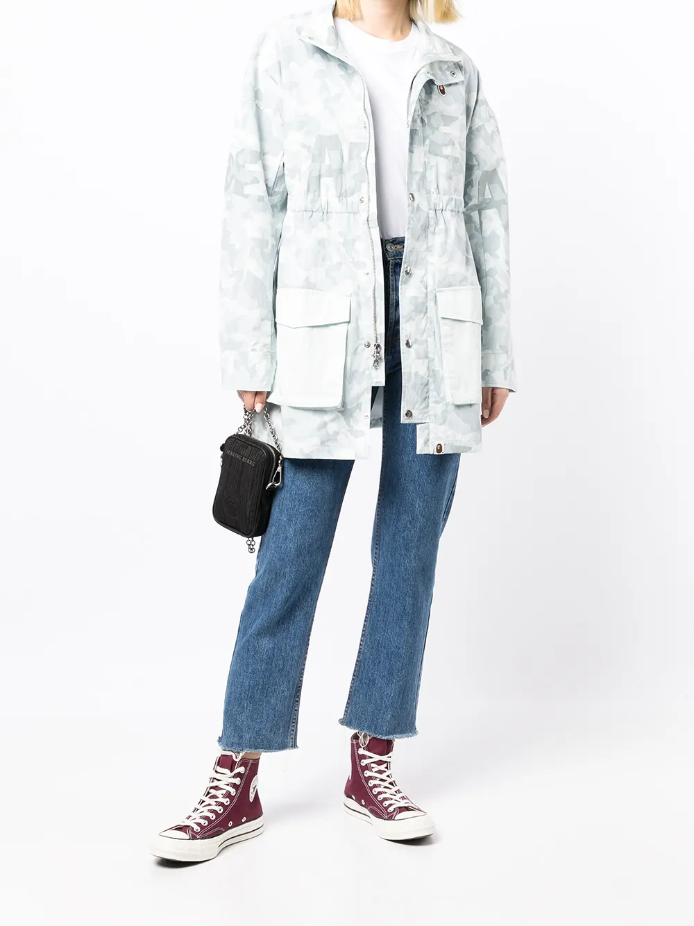 A BATHING APE® Jack met capuchon - Blauw