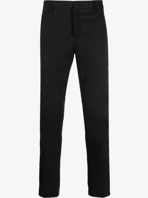 DONDUP cotton slim-cut trousers