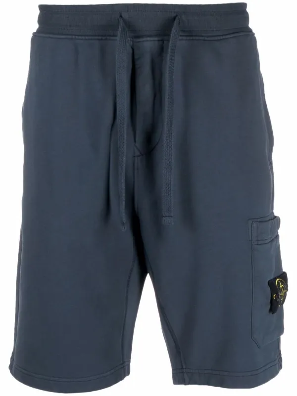 Stone Island Compass-patch Track Shorts 