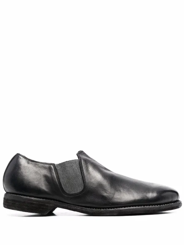 slip on round toe loafers