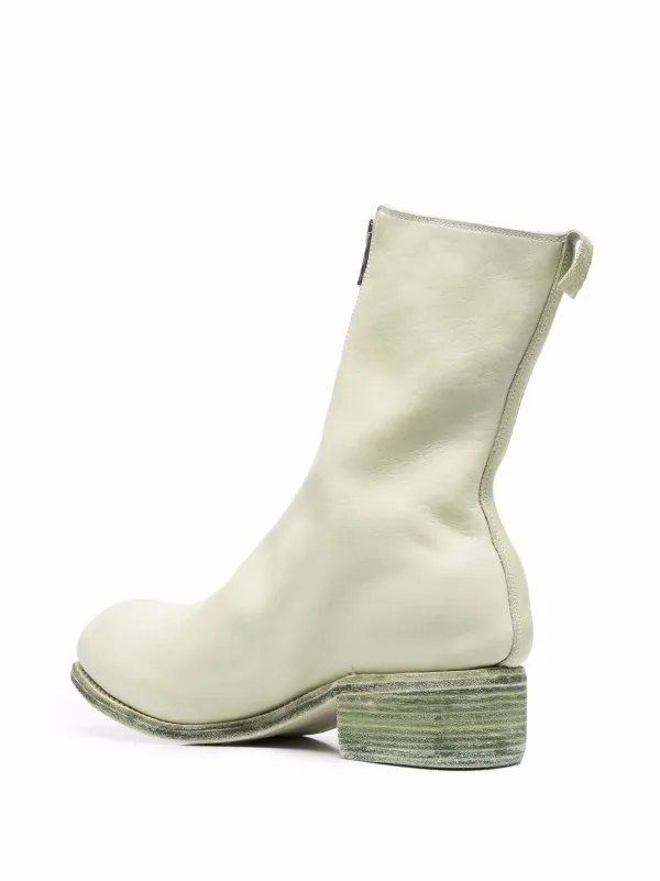 Guidi front-zip round-toe Boots | Neutrals | FARFETCH RO