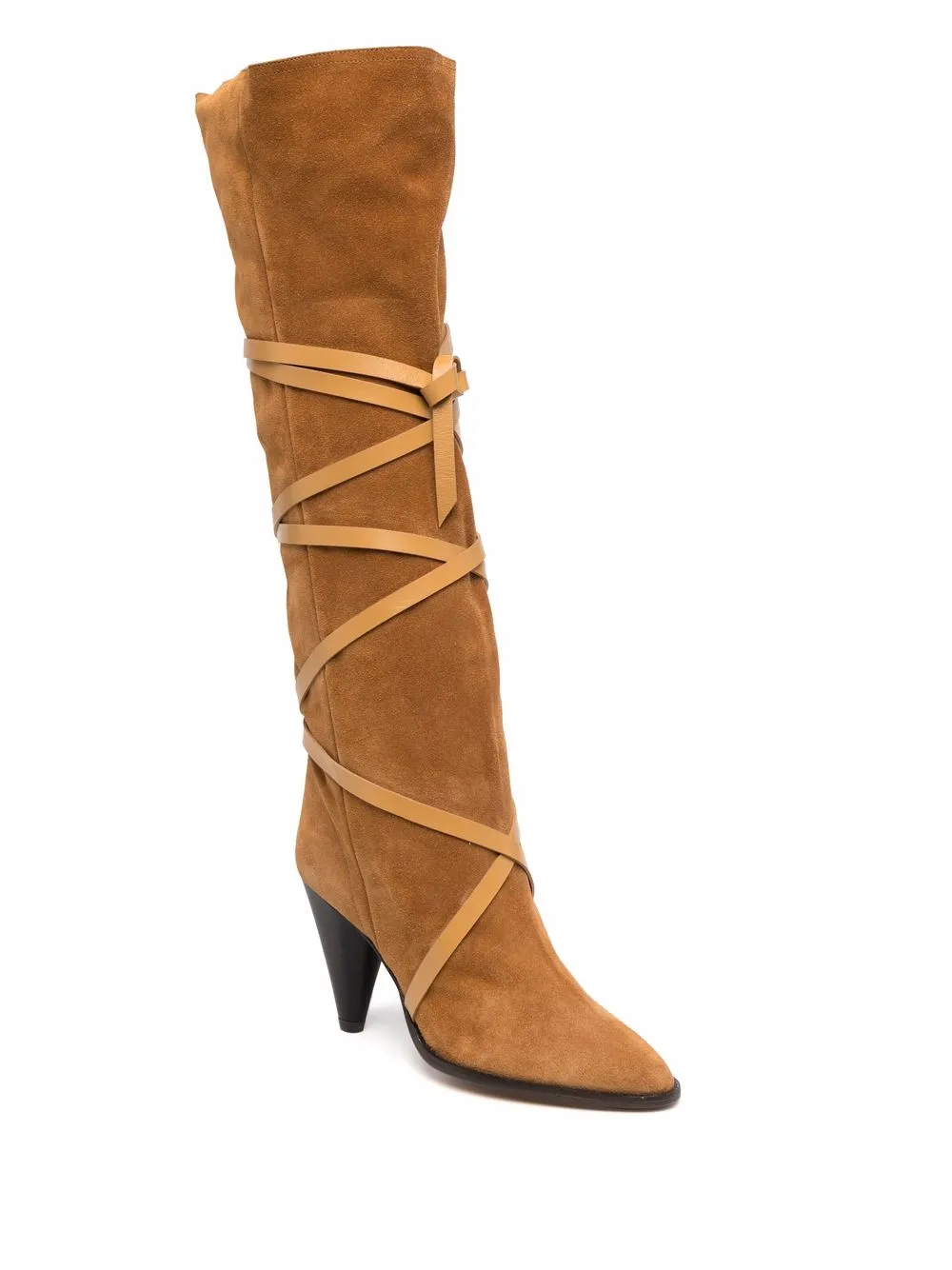 Affordable ISABEL MARANT lace-up suede boots Women