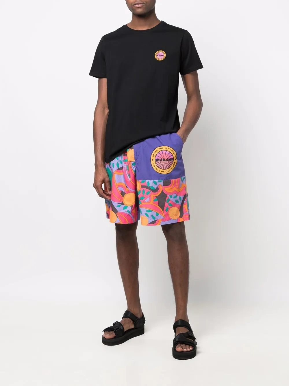 MARANT High waist shorts - Paars