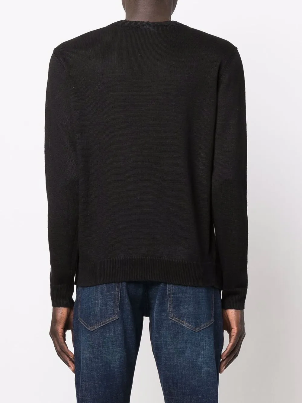 emporio armani 纬平针亚麻毛衣 图 4