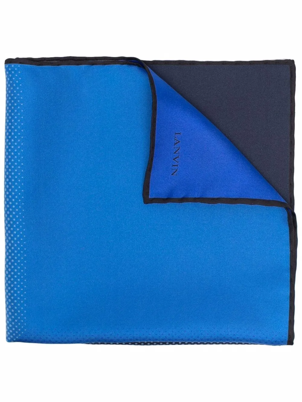 

Lanvin pañuelo de bolsillo de seda - Azul