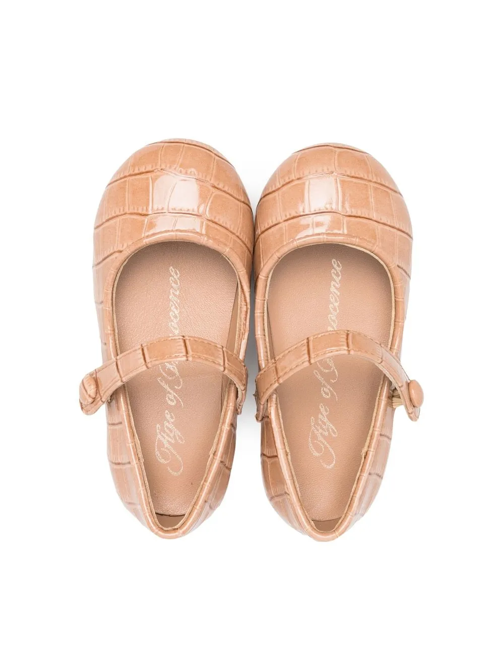  Age Of Innocence Ballerinas Mit Kroko Optik   Nude 