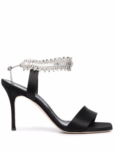 Manolo Blahnik - Parinasan 90mm satin sandals