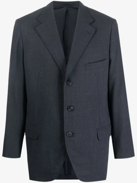 Burberry Pre-Owned veste en laine à simple boutonnage (années 2000)