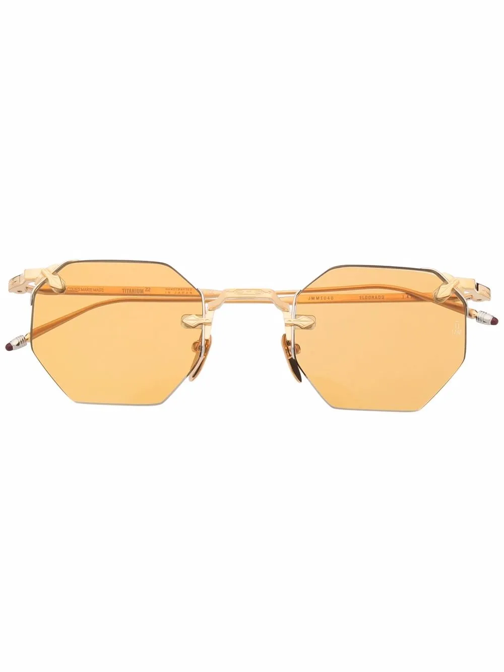 Jacques Marie Mage El Dorado Hexagon Sunglasses In Gold ModeSens