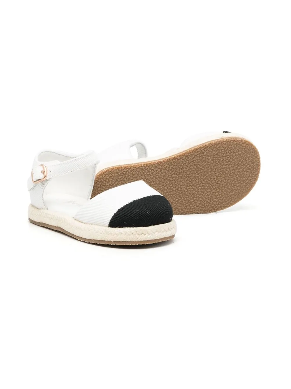 Age of Innocence Marissa espadrilles met contrasterende neus - Wit