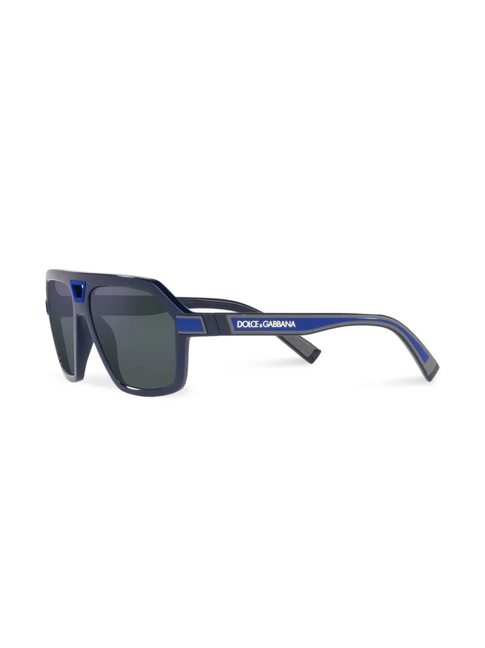 Dolce & Gabbana Eyewear Zonnebril met oversized piloten montuur - Zwart