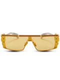 Balmain Eyewear Wonder Boy square tinted sunglasses - Yellow