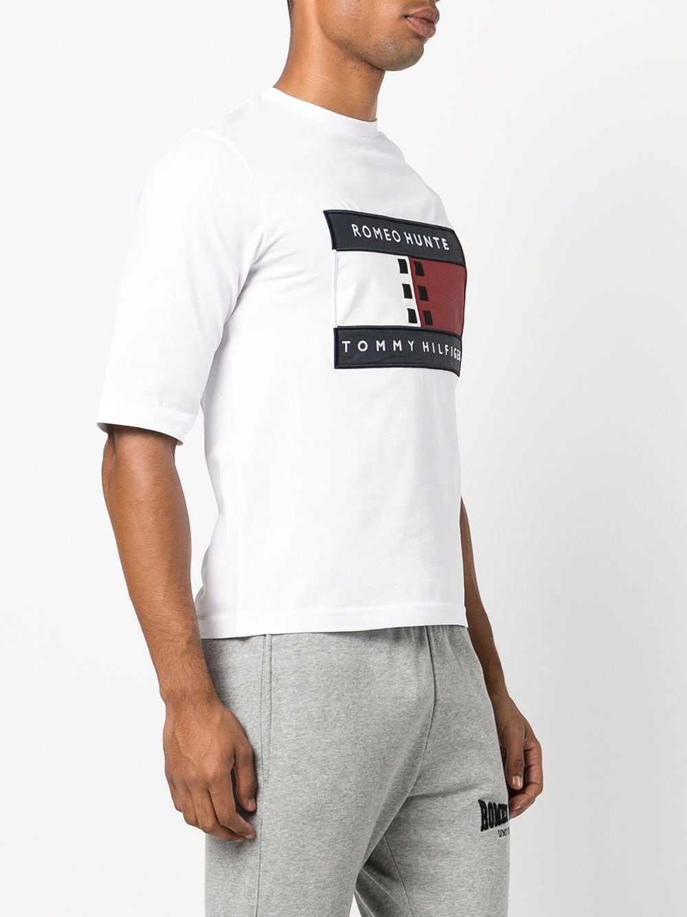 Shop Romeo Hunte X Tommy Hilfiger T-shirt In White