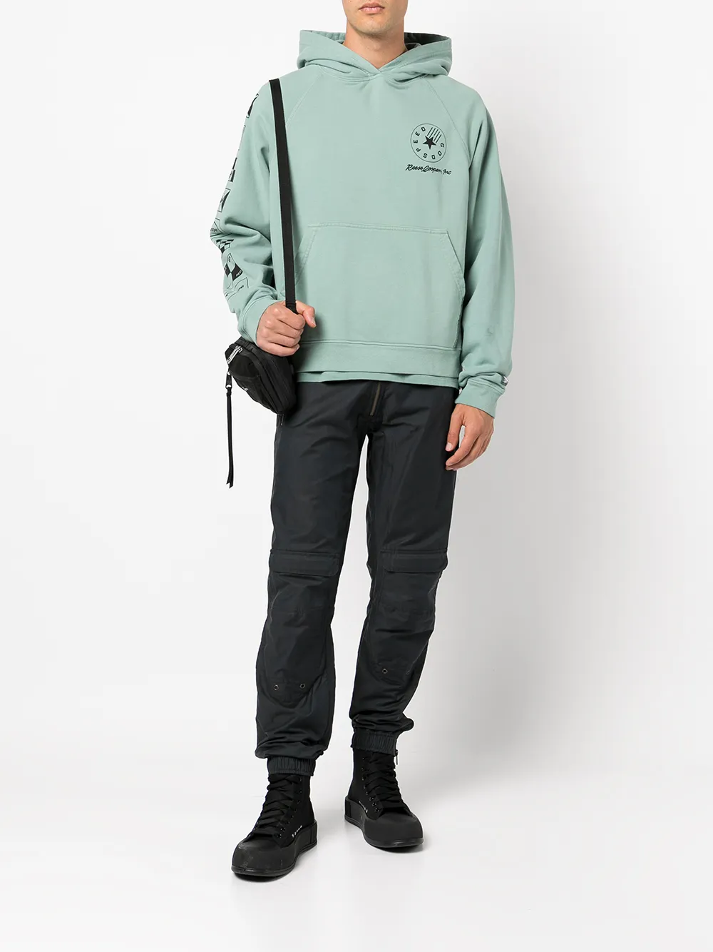 Reese Cooper Hoodie met lange mouwen - Groen
