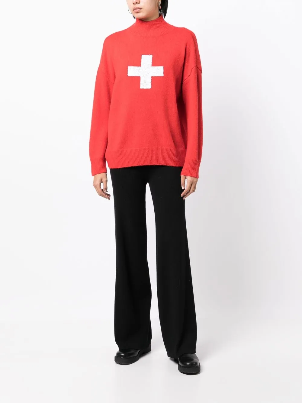 Goldbergh Trui met pailletten - Rood