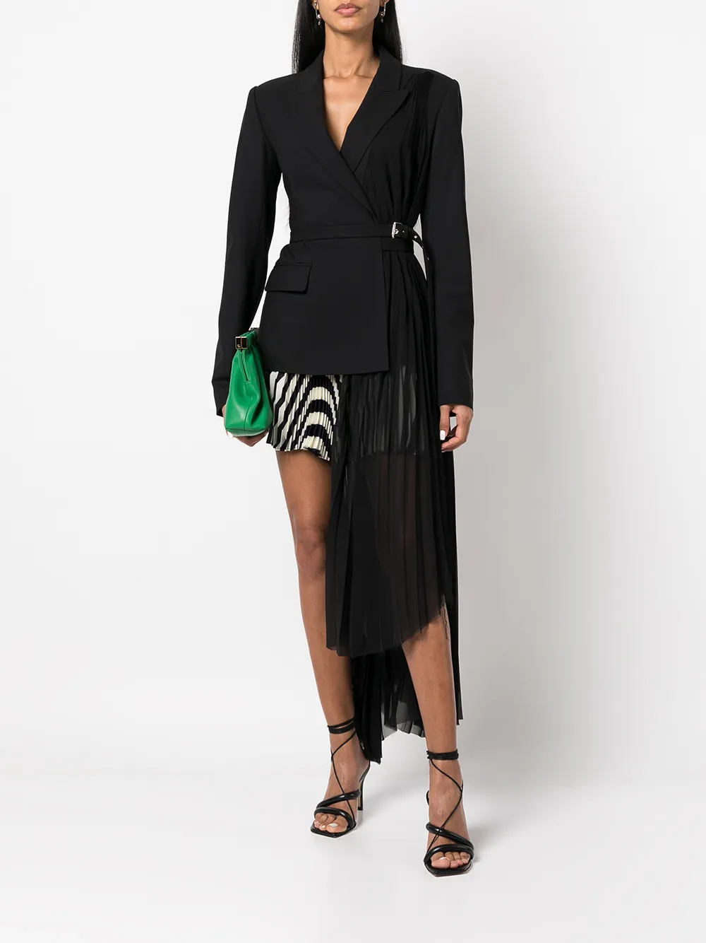 Monse Geplooide blazer - Zwart