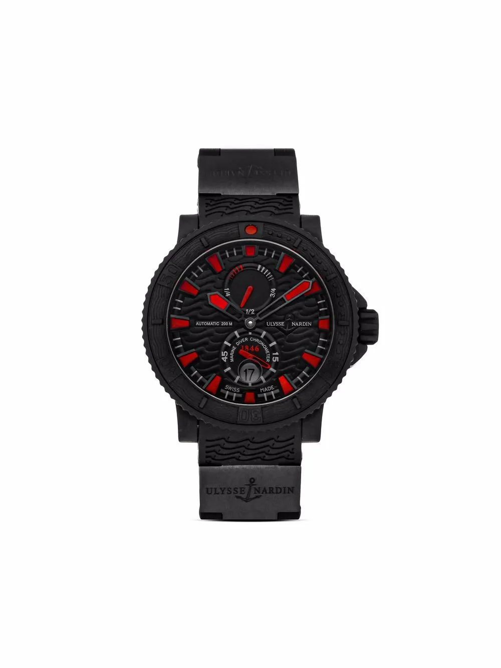 

Ulysse Nardin pre-owned Maxi Marine Black Sea 45mm