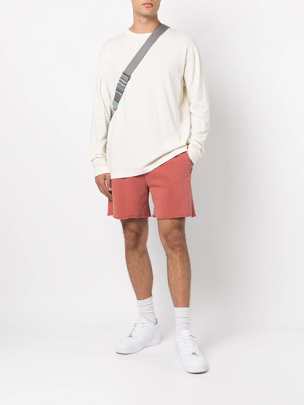 John Elliott Universiteits T-shirt - Beige