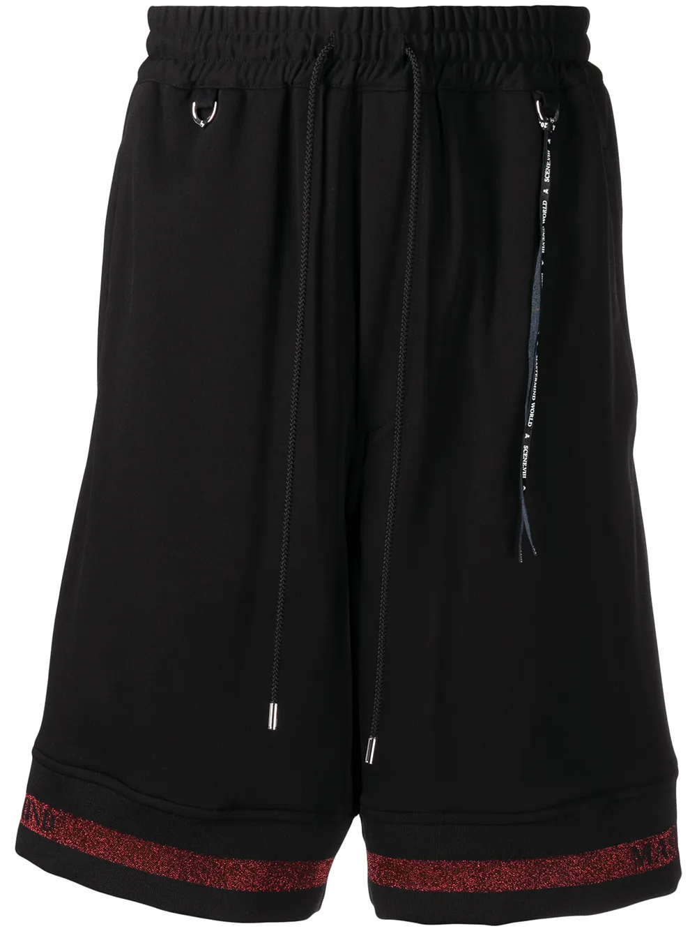 

Mastermind World shorts con calavera estampada - Negro