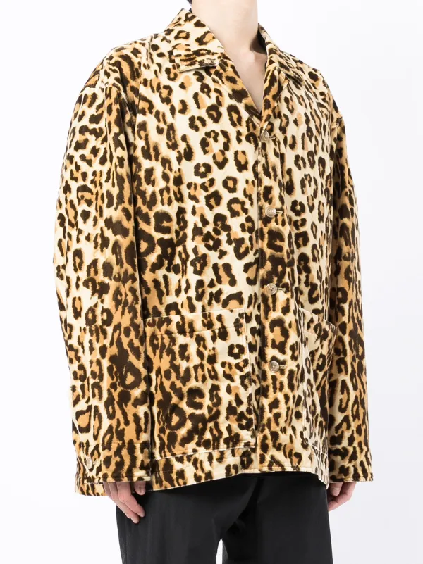 leopard-print patch-pocket Shirt - Farfetch
