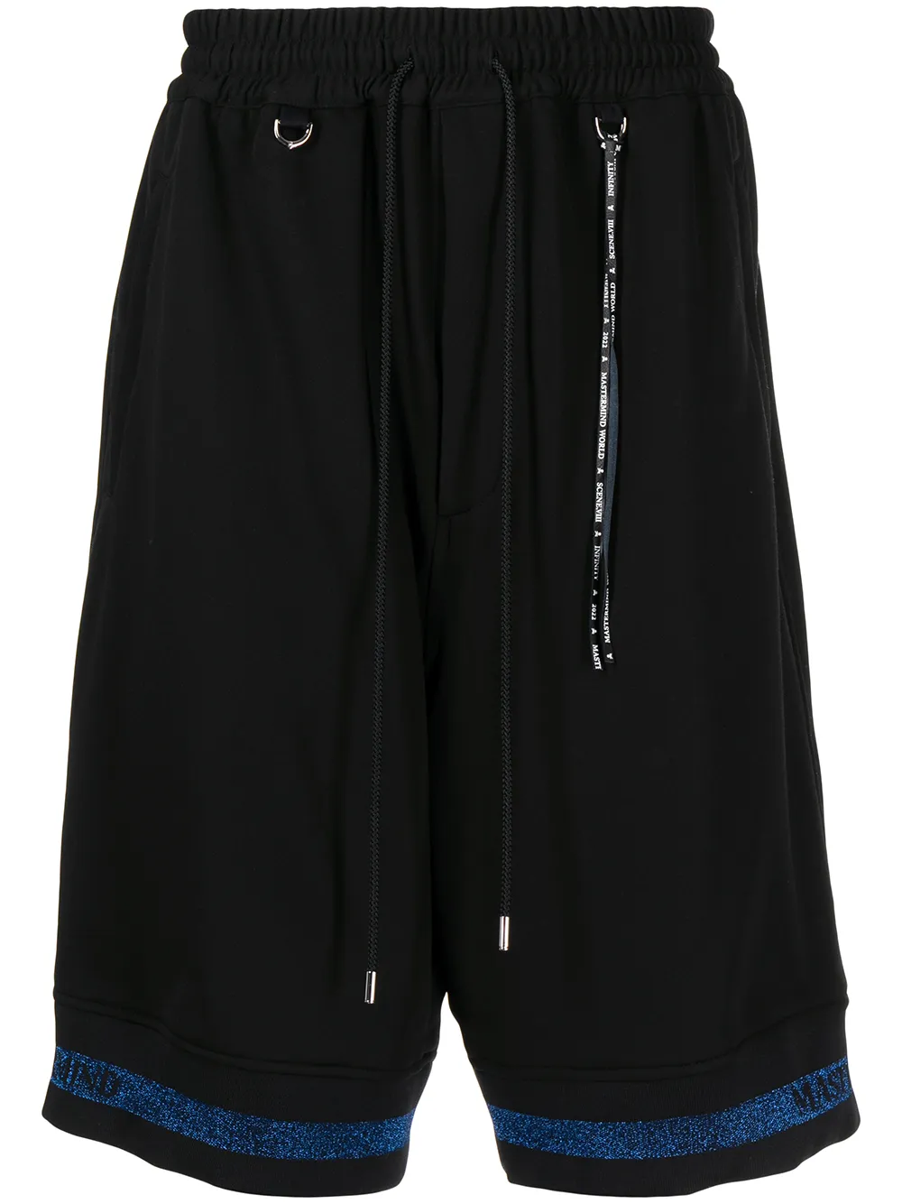 Mastermind World shorts con logo skull - Negro