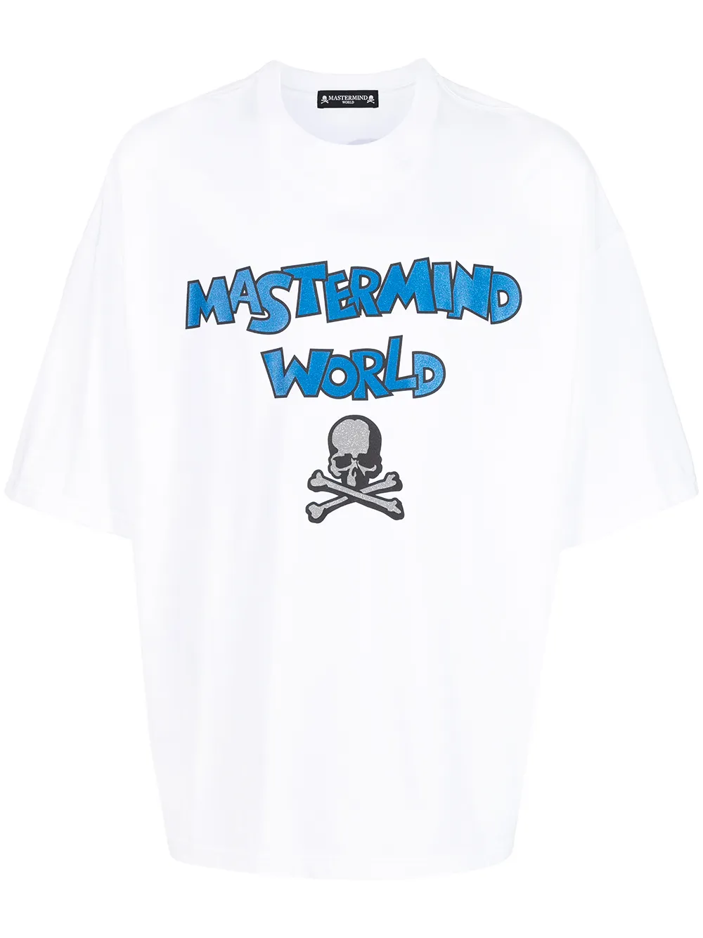 

Mastermind World playera con eslogan estampado - Blanco