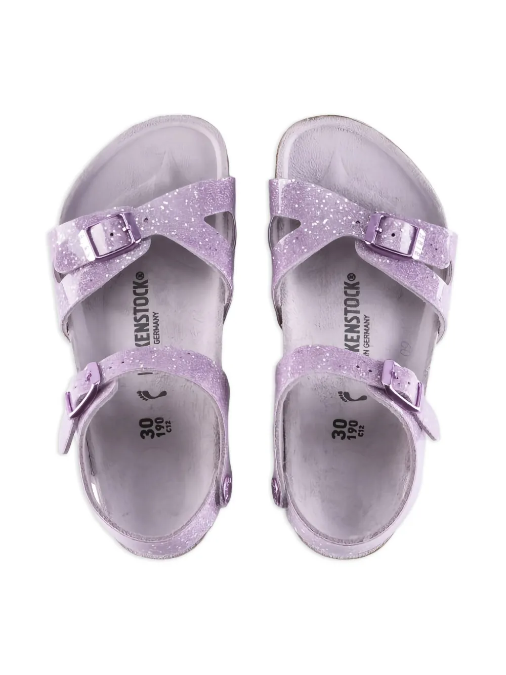 Birkenstock Rio Buckle-strap Sandals In Purple