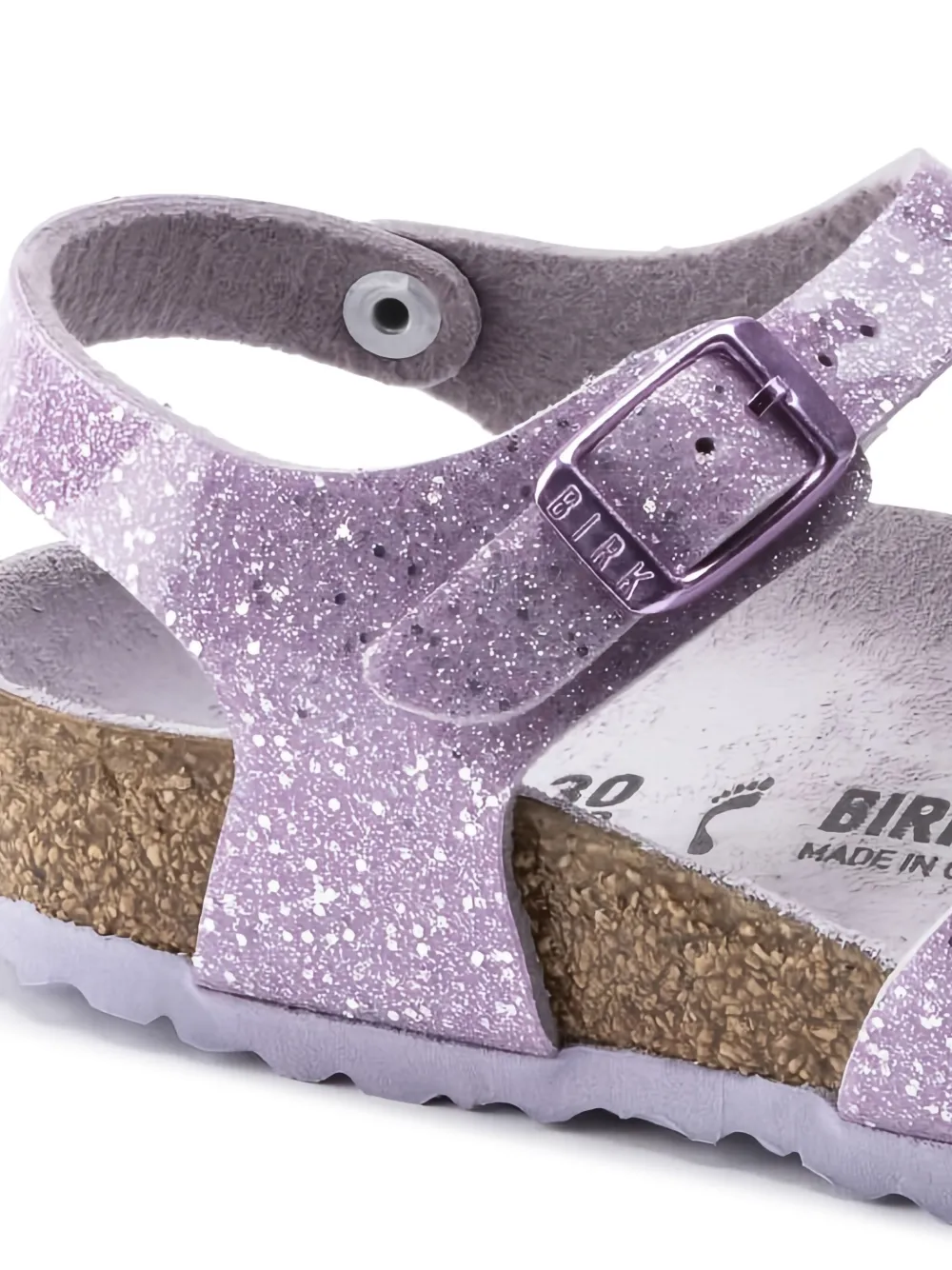 Birkenstock Rio Buckle-strap Sandals In Purple
