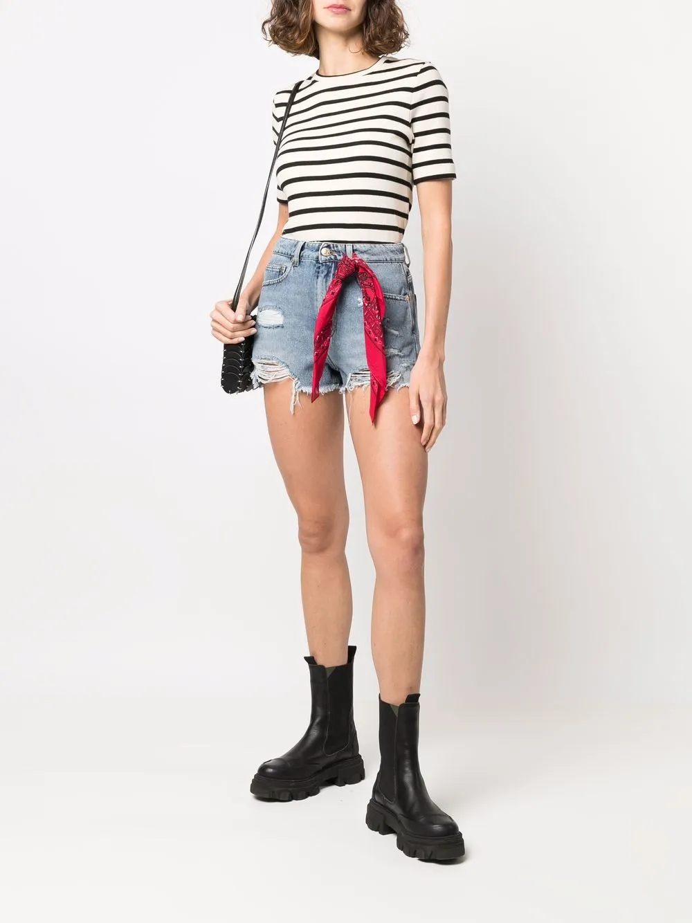 ERMANNO FIRENZE Denim shorts - Blauw