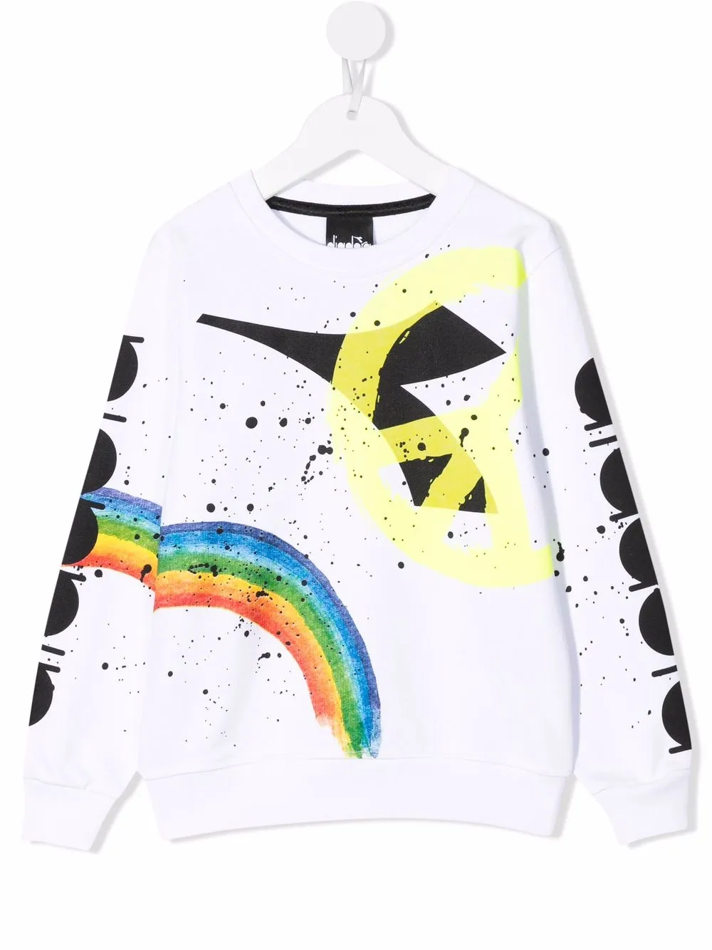 

Diadora Junior sudadera con logo estampado - Blanco