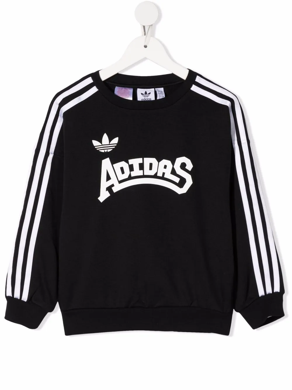 

adidas Kids sudadera con logo estampado - Negro