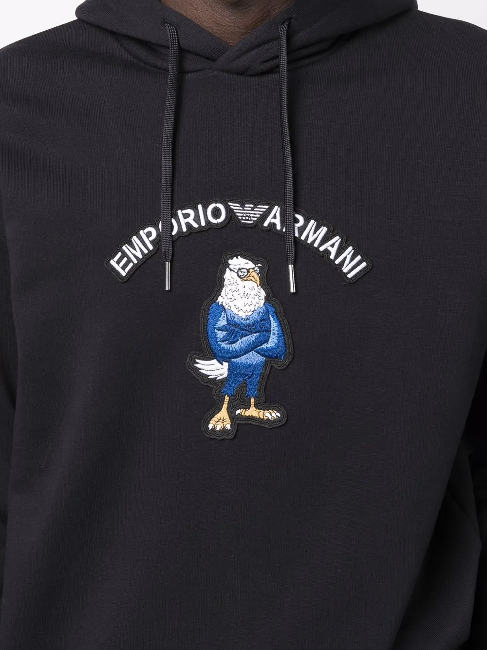 Armani discount bear hoodie