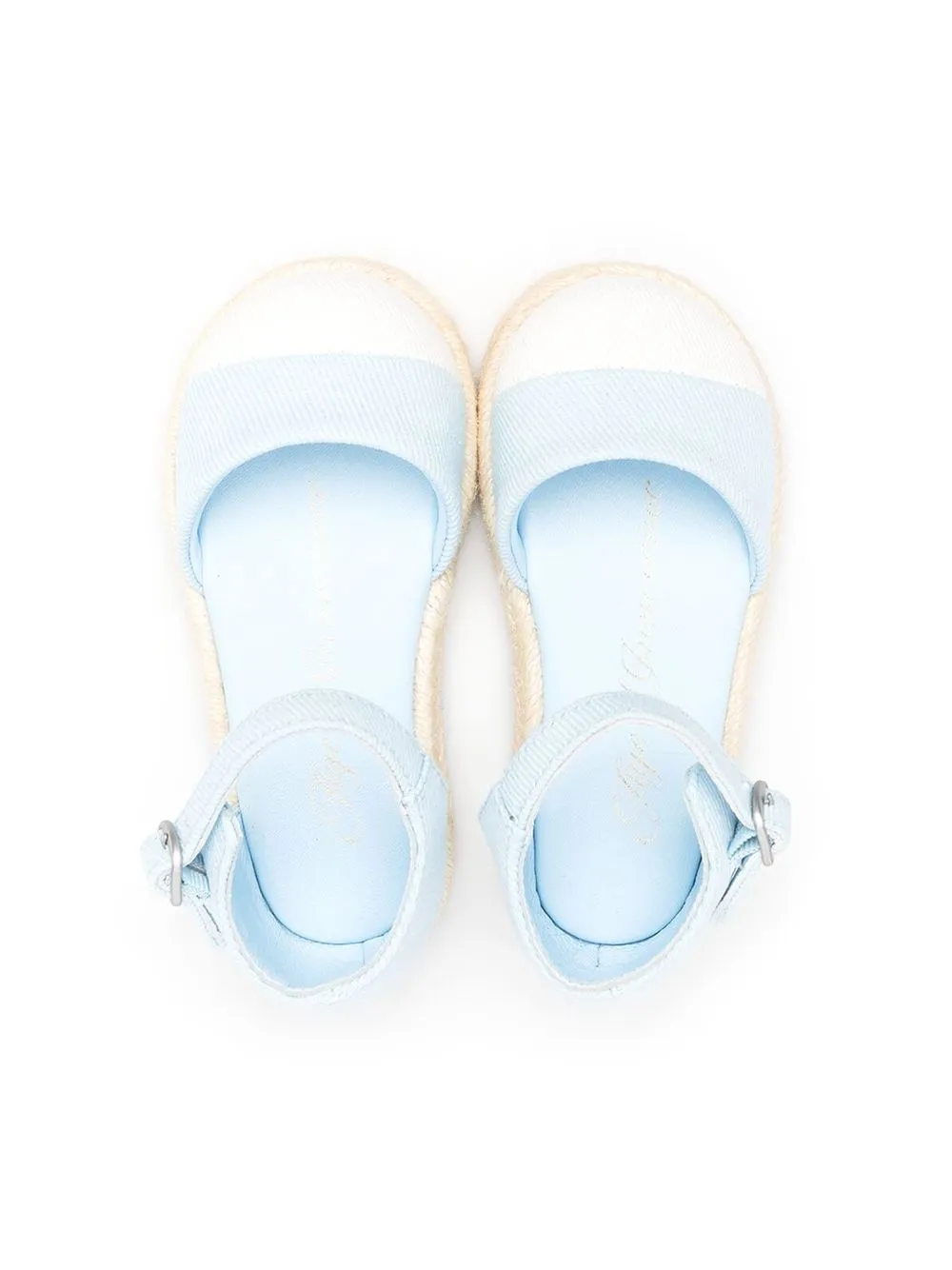  Age Of Innocence Marissa Contrasting Toe-cap Espadrilles - Blue 
