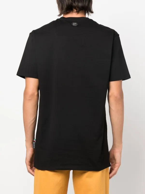 Philipp Plein logo-print short-sleeved T-shirt | Black
